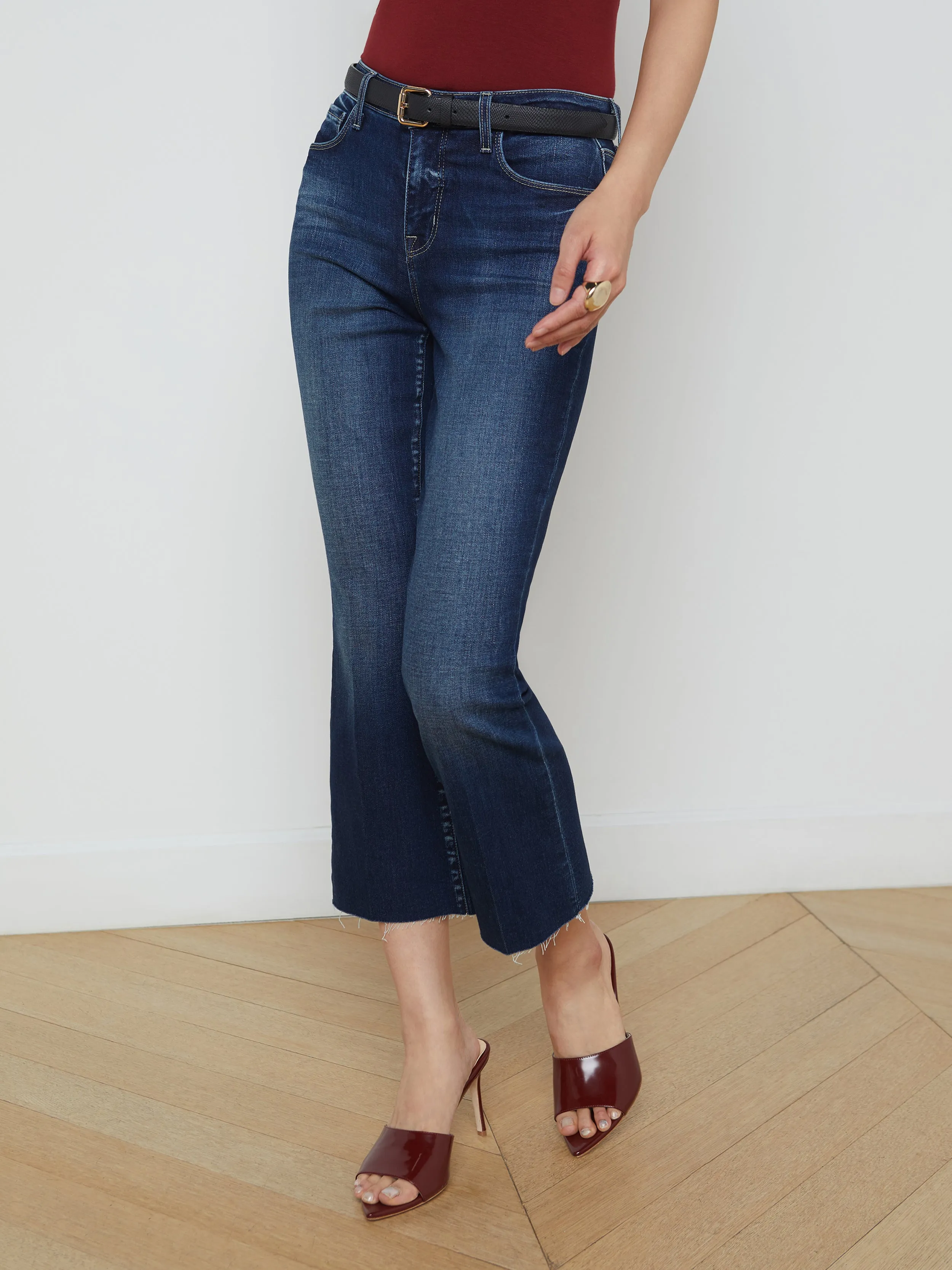 Kendra Cropped Flare Jean