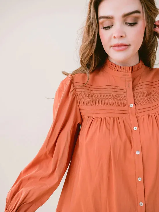 Lindy Blouse | Rust