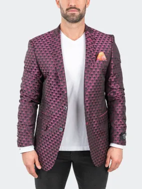 Maceoo Blazers.Maceo | Blazer SkullRepeat Pink