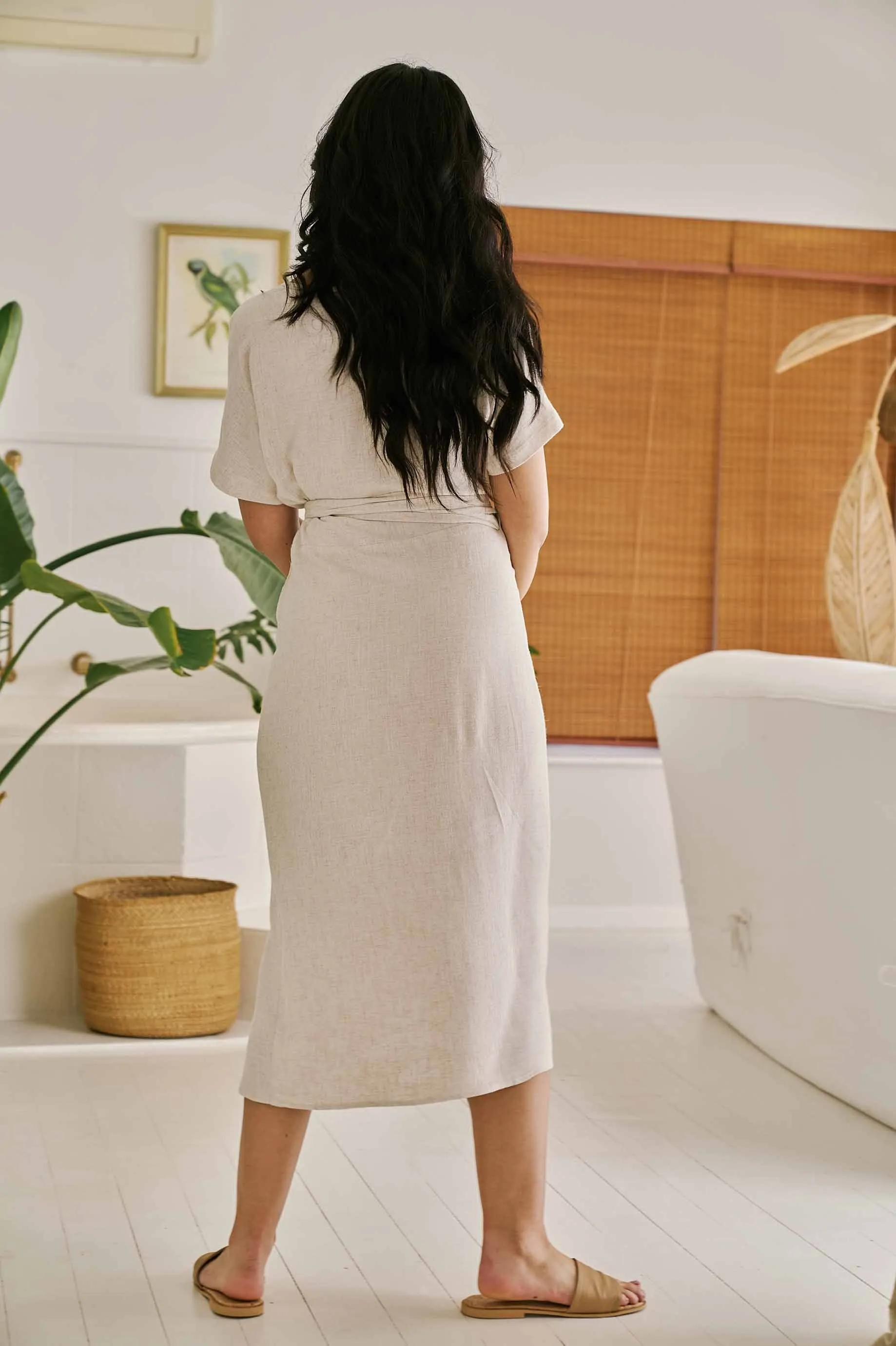 Multi Wrap Dress | Natural