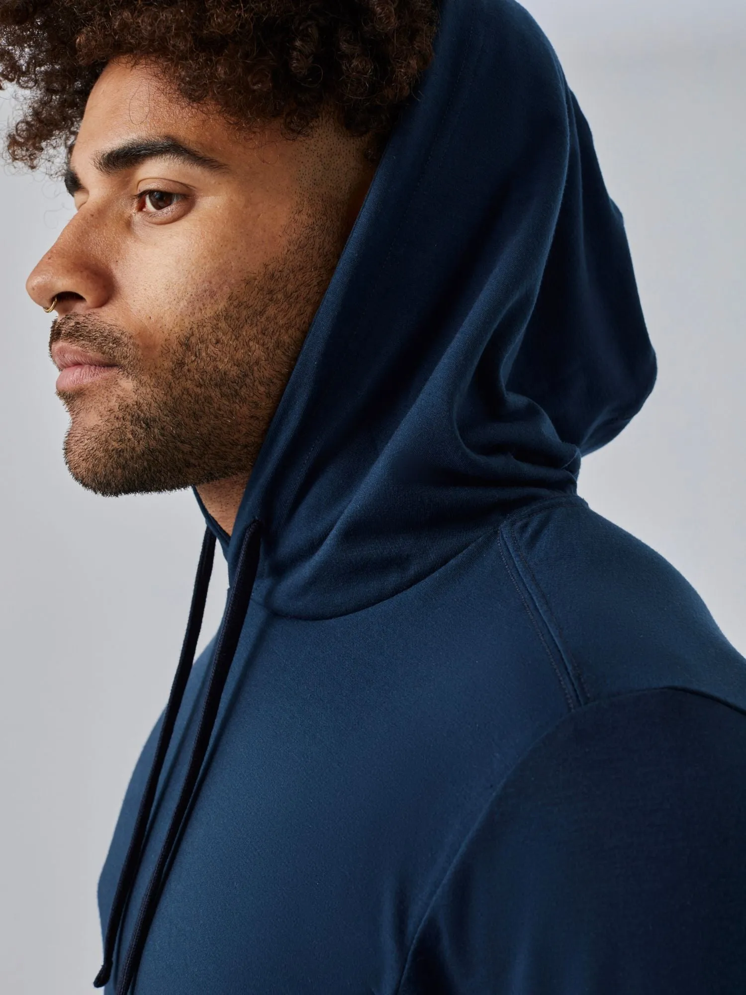 Navy Performance Pullover Hoodie