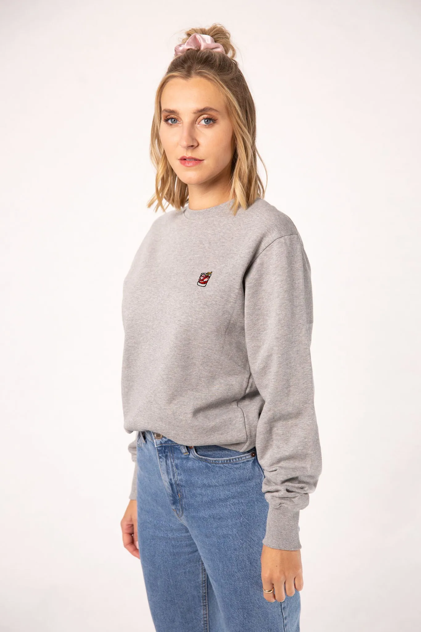 Negroni | Bestickter Bio-Baumwoll Frauen Pullover