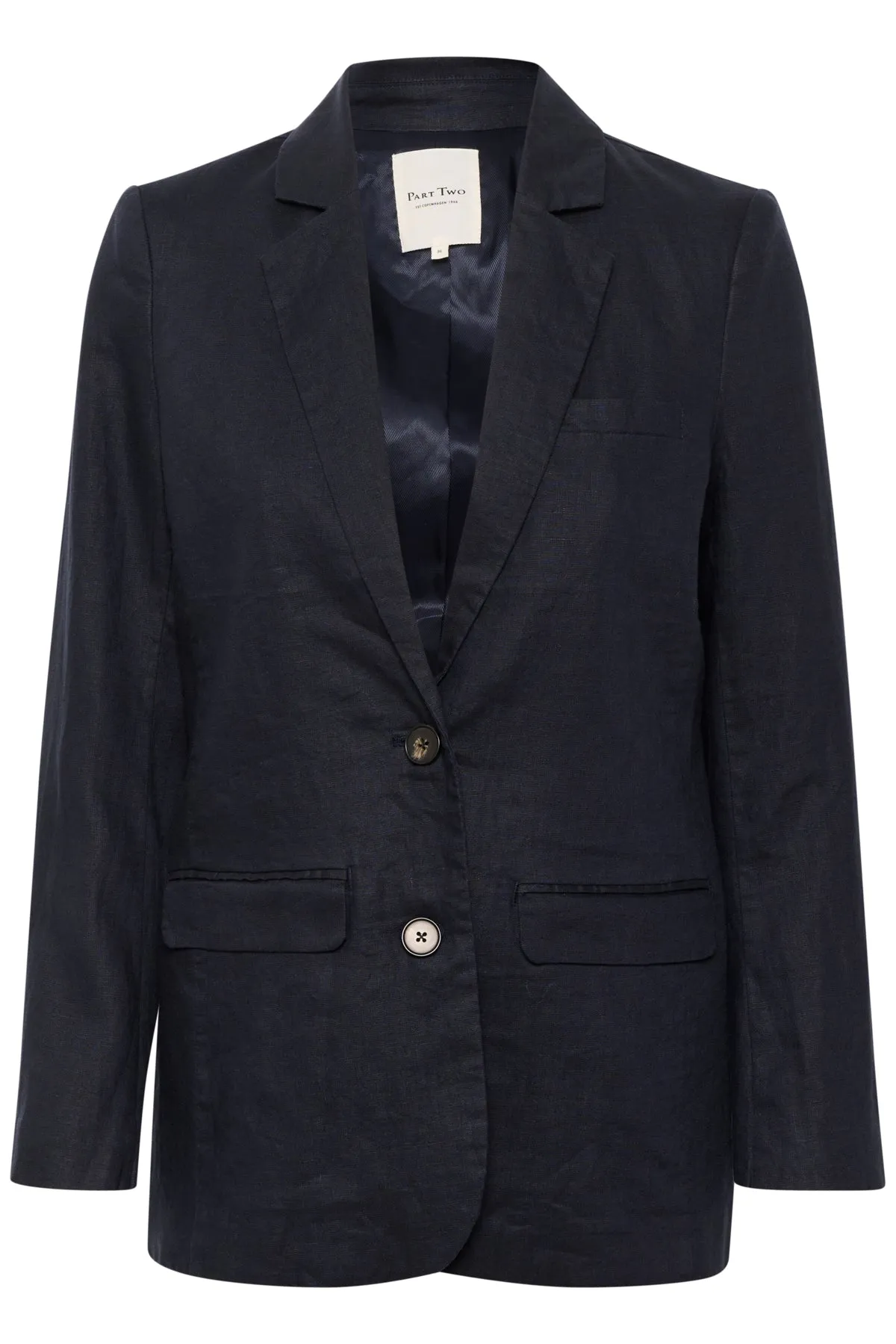 NYAN LINEN BLAZER (DARK NAVY) - PART TWO