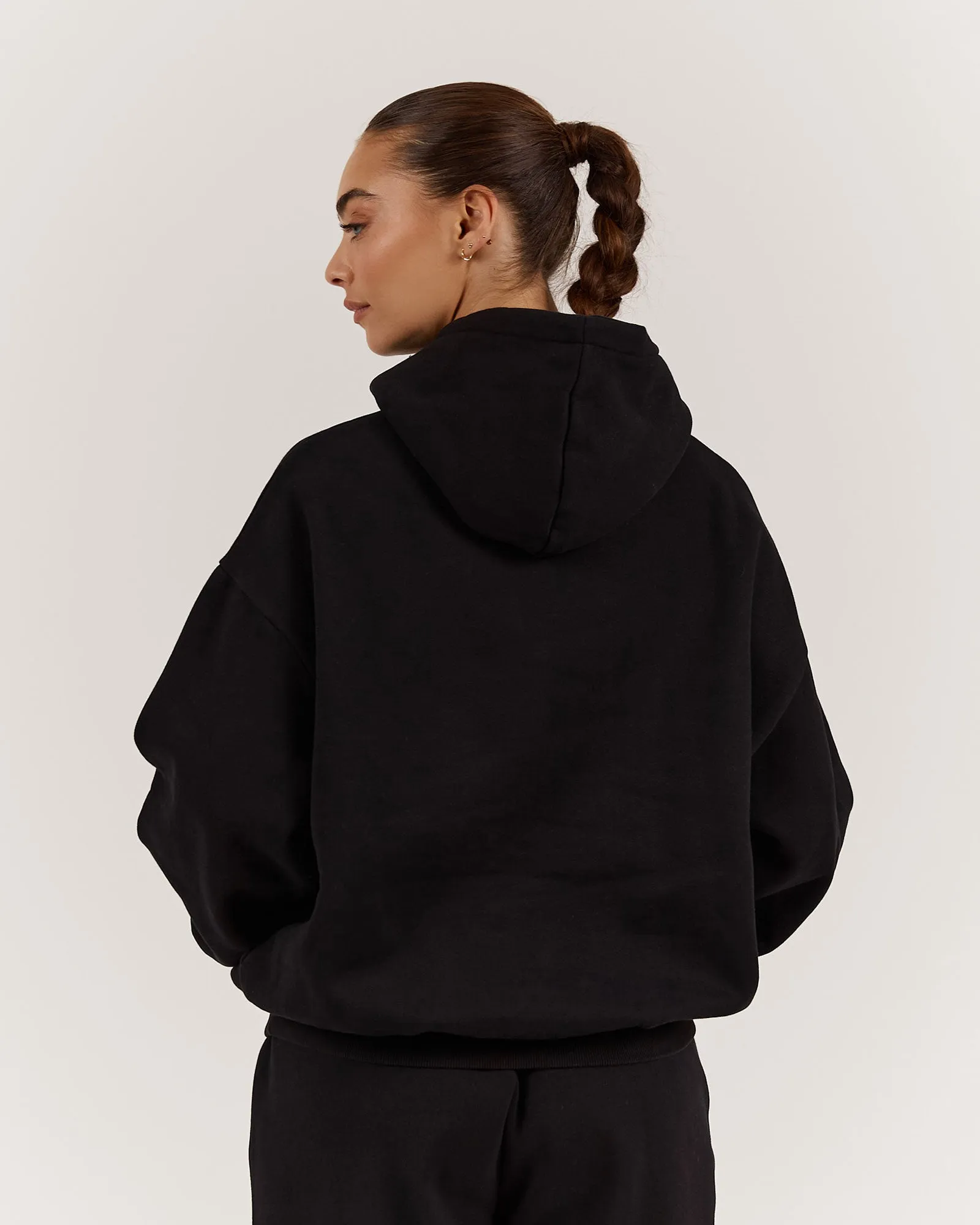 OVERSIZED HOODIE - BLACK