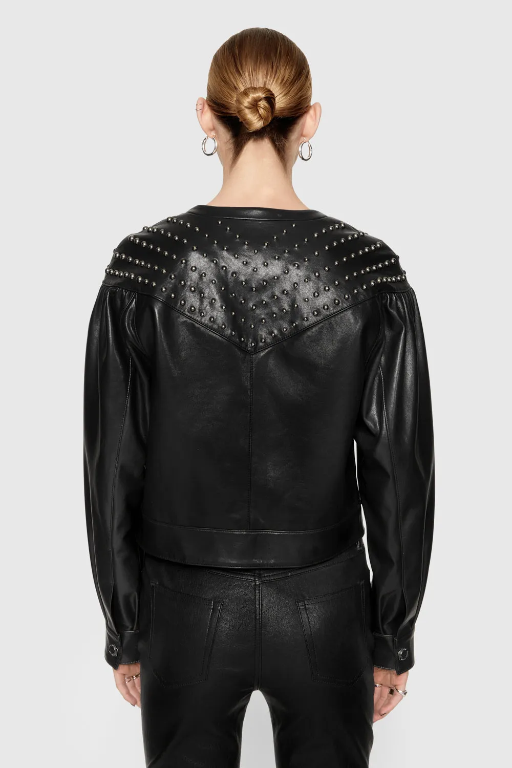 Ozzy Studded Leather Jacket