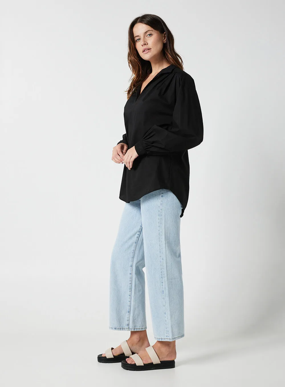 Penelope Blouse-Black