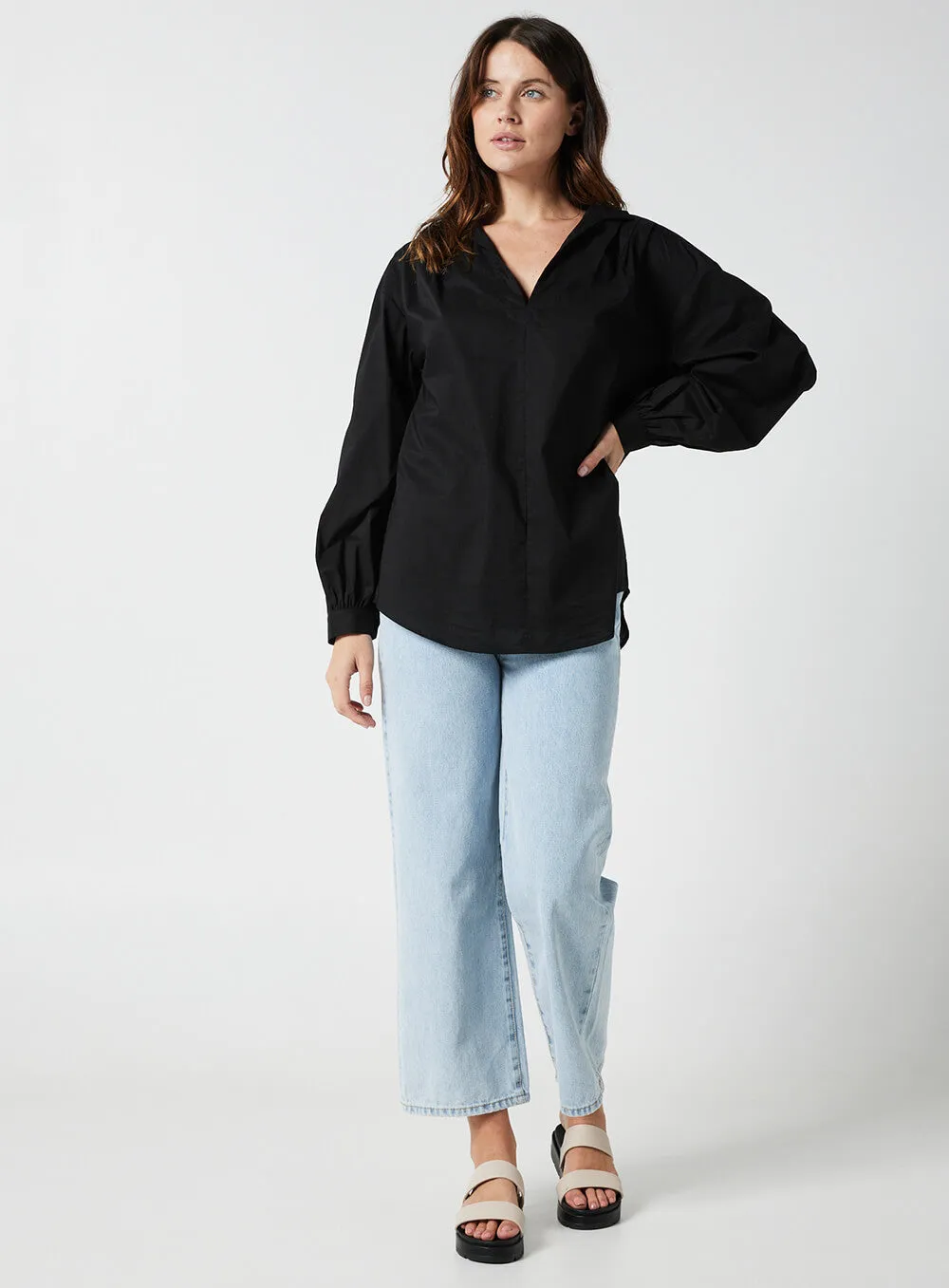 Penelope Blouse-Black