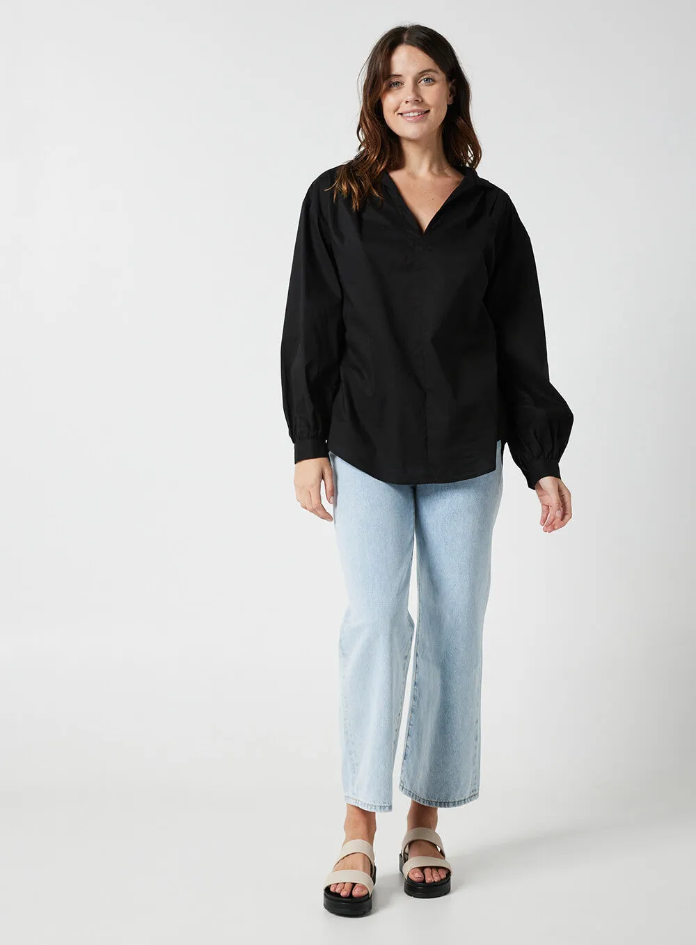 Penelope Blouse-Black