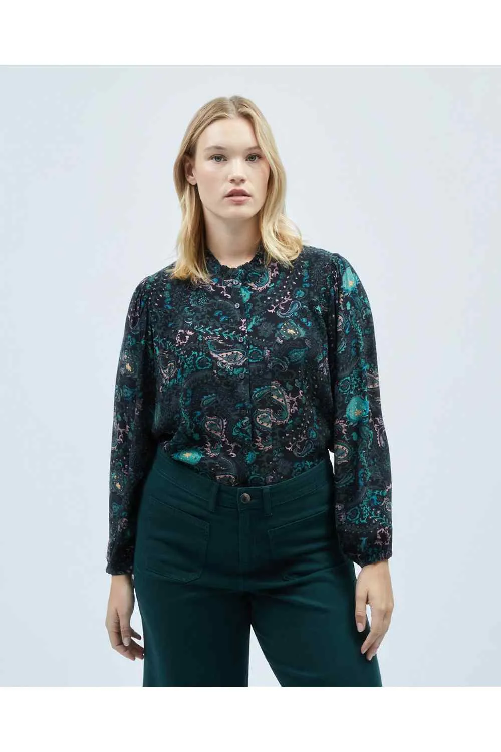 Print Paisleys Blouse