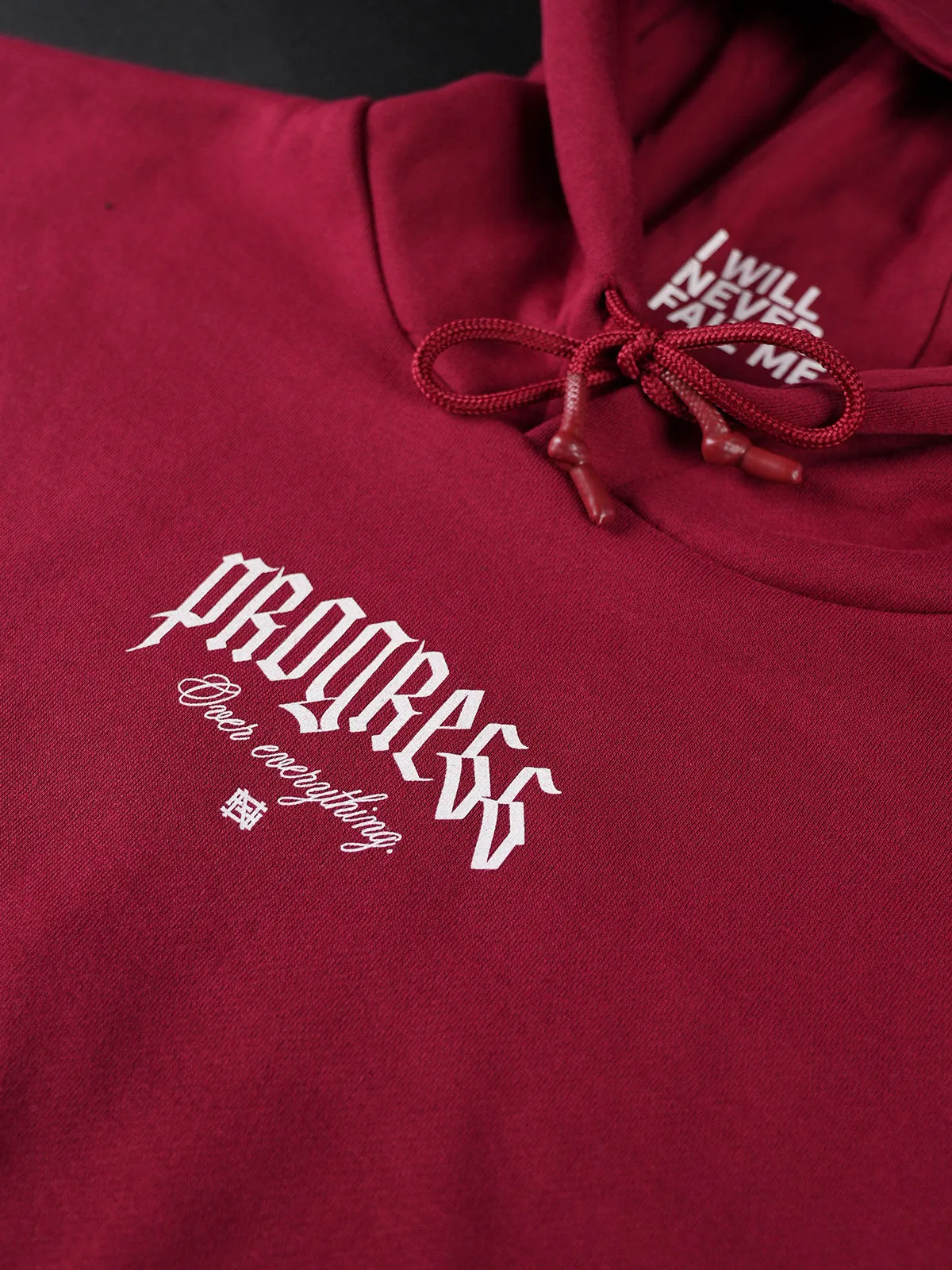 PROGRESS SLEEVELESS PULLOVER-MAROON