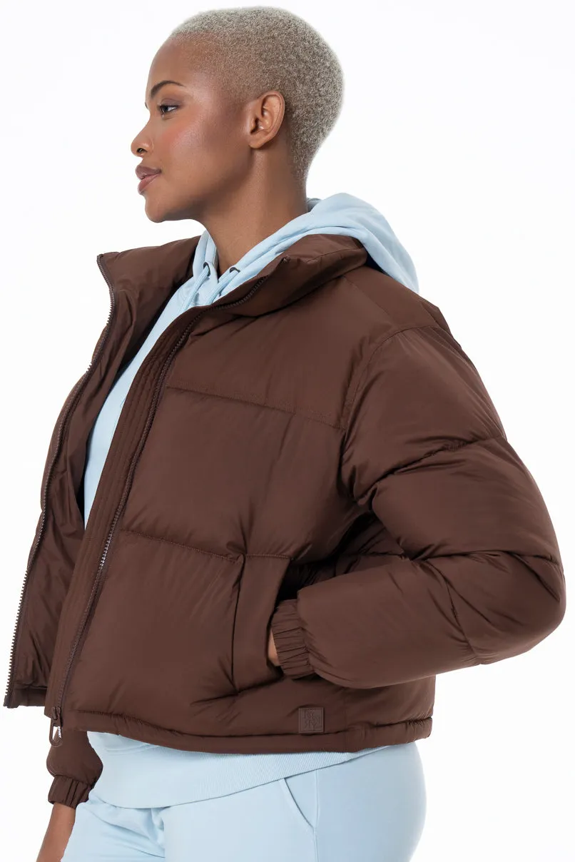 Puffer Jacket _ 146368 _ Brown