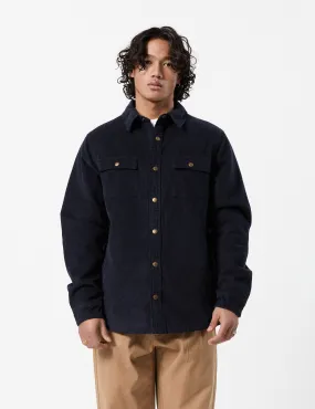 Quilted Cord Jacket - Navy