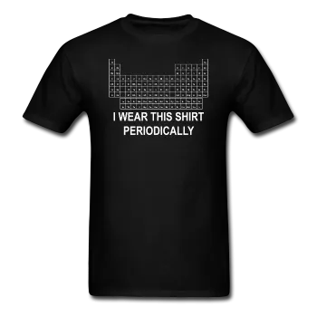 "I Wear this Shirt Periodically" (white) - Men's T-Shirt