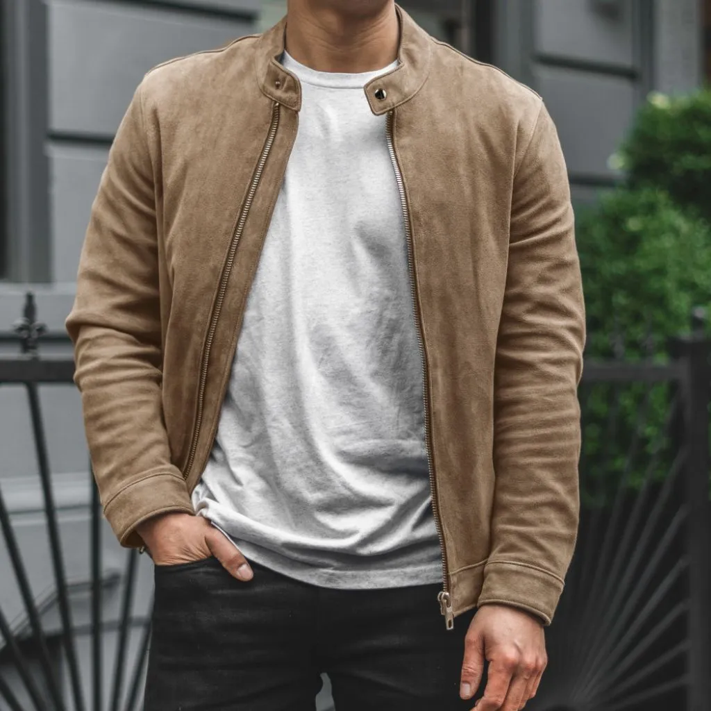 Racer Jacket | Taupe