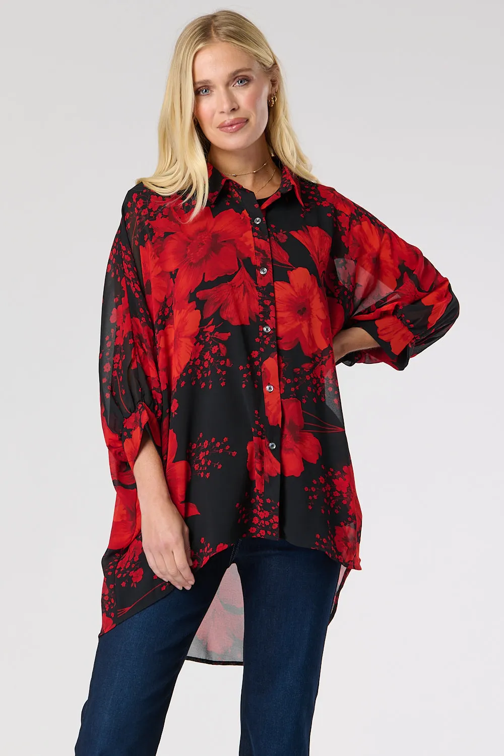 Saloos Poncho Shape Blouse