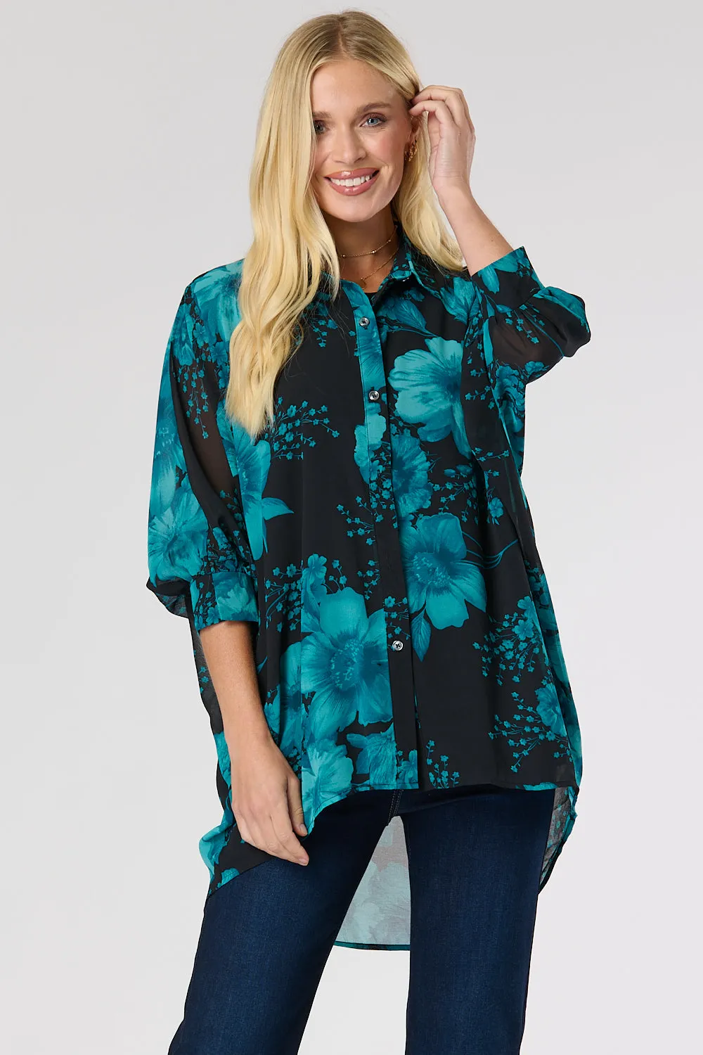 Saloos Poncho Shape Blouse