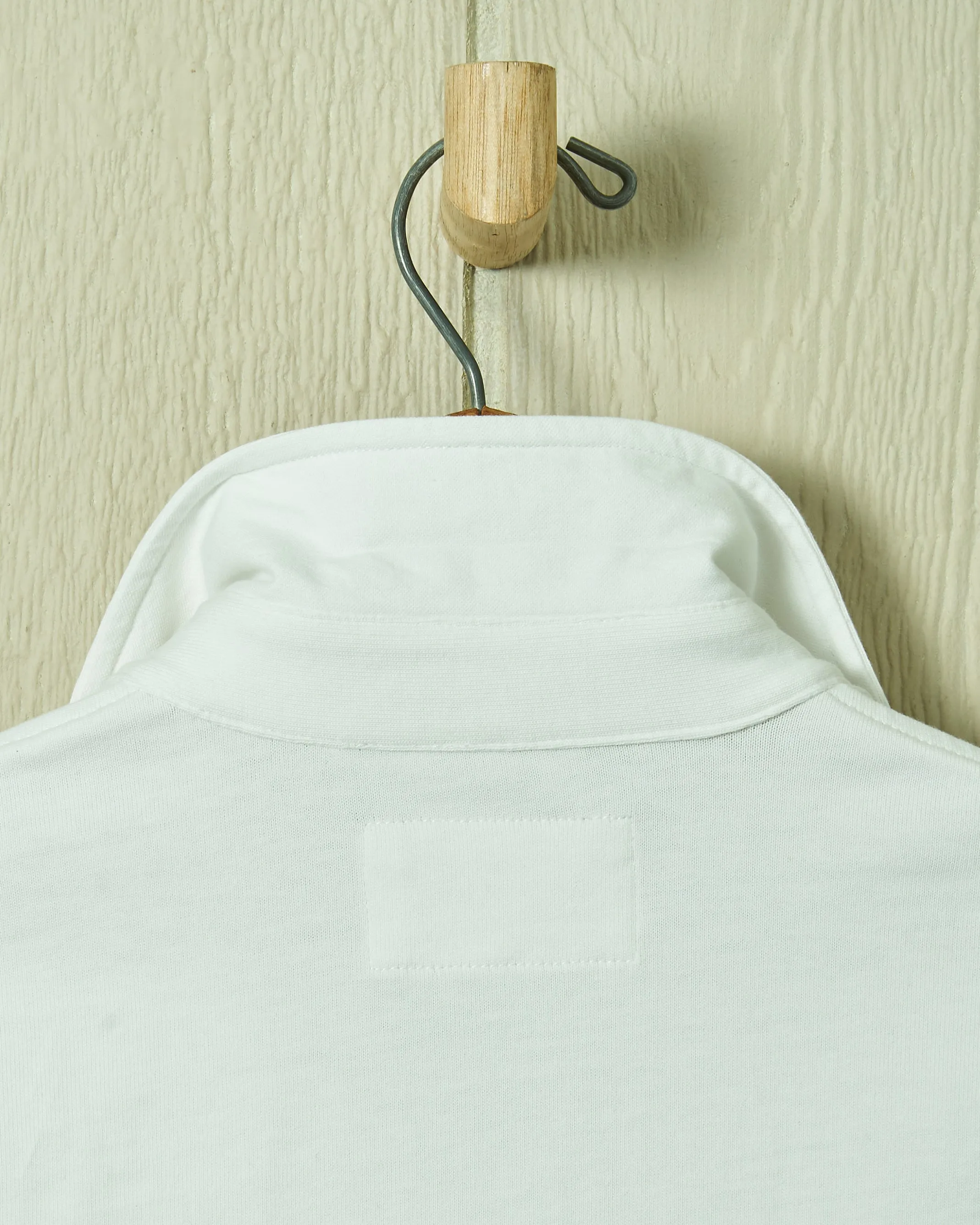 Short Sleeve Inlet Pullover in White