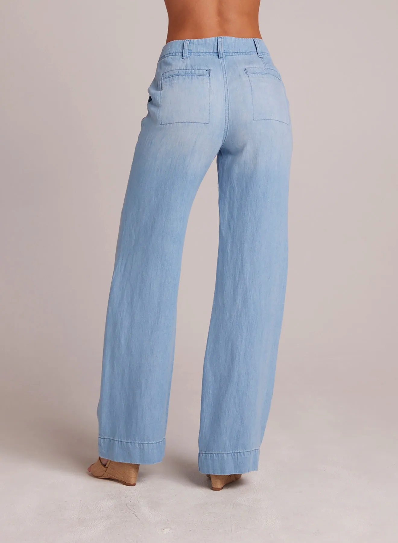 Taylor Utility Wide Leg Jean - Coastal Wash