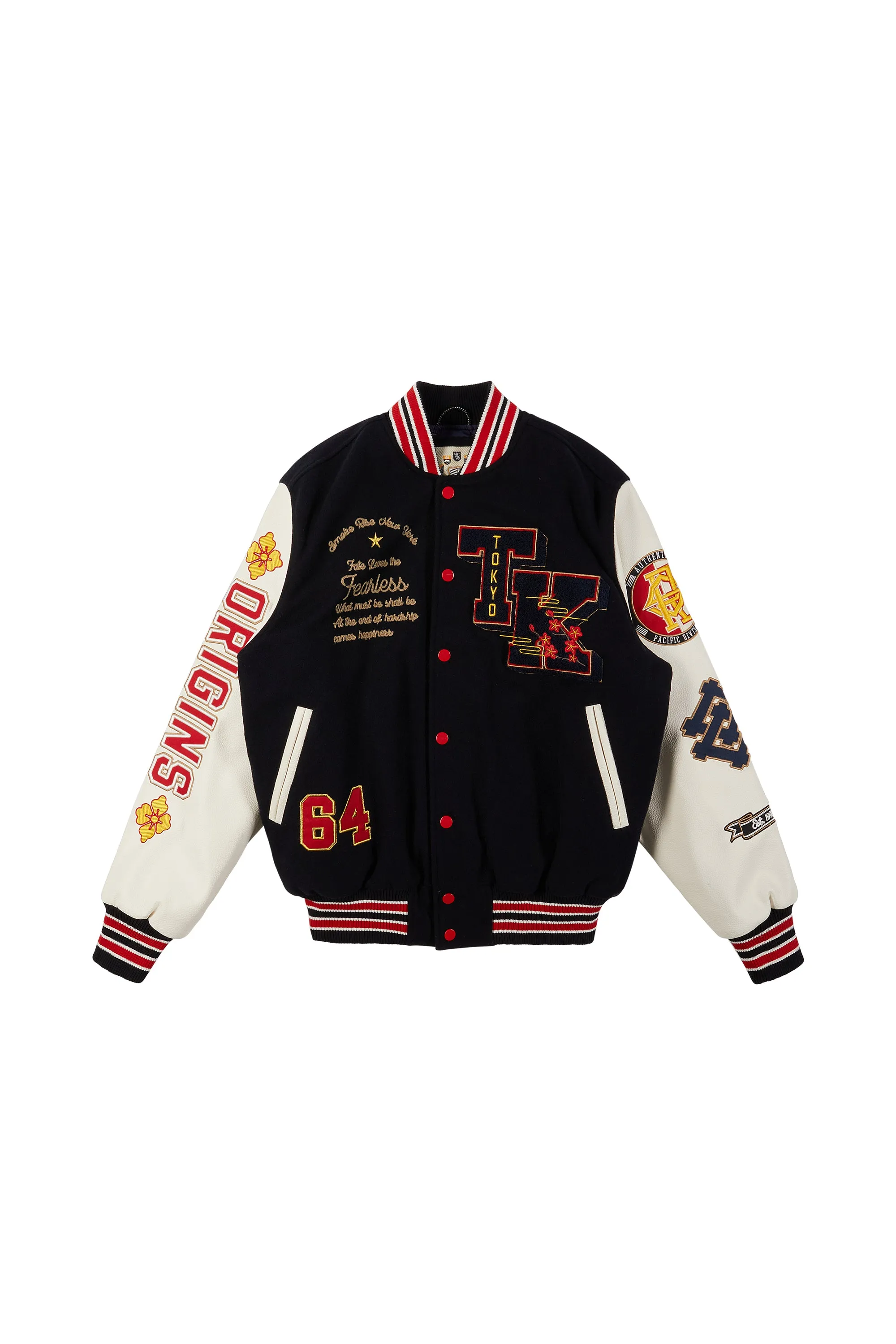 Tokyo Varsity Jacket - Navy