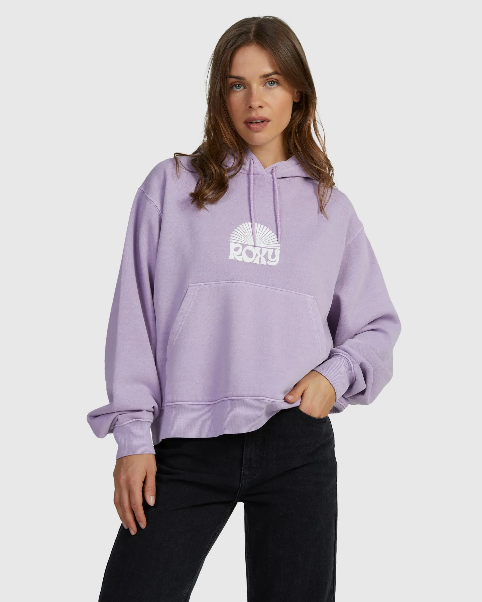 Womens First Day Oversized Pullover Hoodie